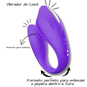 Vibrador de Casal Fusion controlado por APP