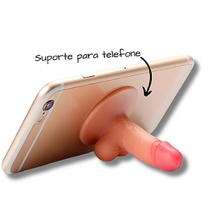 Suporte-Apoio de Telefone Formato de Penis