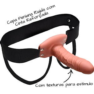 Capa Peniana Rigida Texturizada com Cinta Reforçada 15x4,5cm