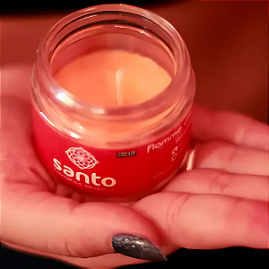 Vela Flamme Damour Morango com Pimneta (Vela Beijável p/ Massagem )