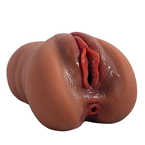 Juju Masturbador Masculino Formato de Vagina e Anus