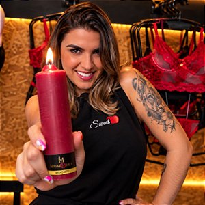 Vela Wax Play Grossa Calor Baixo 120g