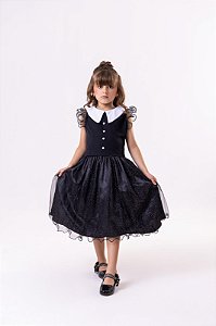 Vestido Marie Tematico Wandinha - Vandinha