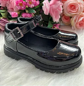 Sapatilha Mocassim Flor di Mila Preto Wandinha - Vandinha