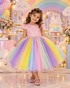 Vestido Marie Arco Iris - Colorido