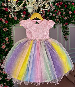 Vestido Marie Arco Iris - Colorido