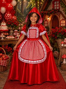 Fantasia Princesa Belli Longa Chapeuzinho Vermelho