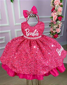 Vestido Tematicos da Miss Barbie Pink