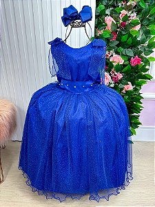 Vestido Marie Longo Mel Azul Royal