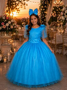 Vestido Marie Longo Mel Azul Tiffany
