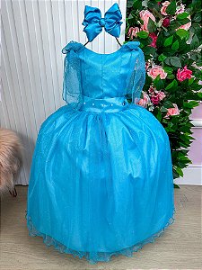 Vestido Marie Longo Mel Azul Tiffany