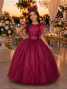 Vestido Marie Longo Mel Marsala