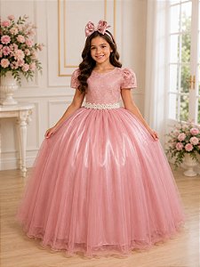 Vestido Enjoy Longo Laura Rose Rendado
