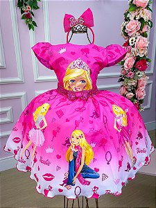 Vestido Temáticos Luxo Barbie