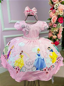 Vestido Tematicos da Pop Princesas Disney