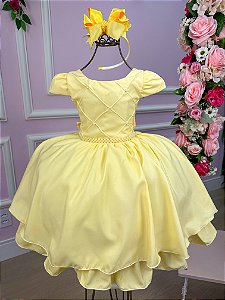 Vestido Lig Lig Amarelo Pastel