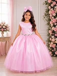 Vestido Marie Longo Larissa Rosa Bebe