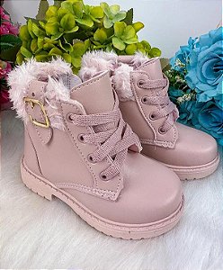 Coturno - Bota Doce Pe Vivi Nude - Rose