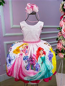 Vestido Tematicos da Miss Princesas Disney