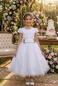 Vestido Juvenil Vila Lele Luiza Branco