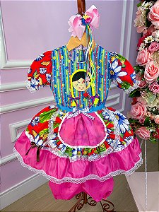 Vestido Junino Boneca Manu