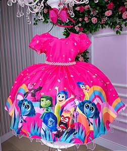 Vestido Tematicos Ysa Kids Divertidamente Pink