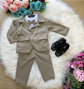 Conjunto Miss Cherry Social Gabriel Terno - Blaizer Bege