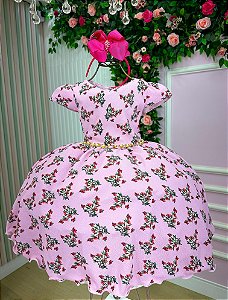 Vestido Marie Rosa Floral Mara