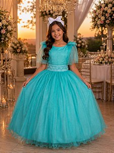 Vestido Marie Longo Mel Verde Tïffany