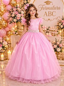 Vestido Marie Longo Amanda Rosa Bebe