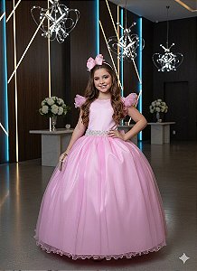 Vestido Marie Longo Amanda Rosa Bebe