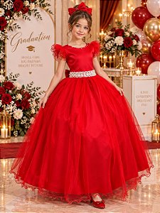 Vestido Marie Longo Amanda Vermelho