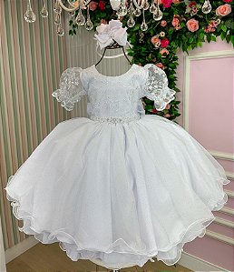 Vestido Bella Child Laize Branco