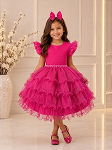 Vestido Ysa Kids Belinda Pink