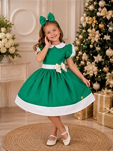 Vestido Blogueirinha Camile Verde - Natal
