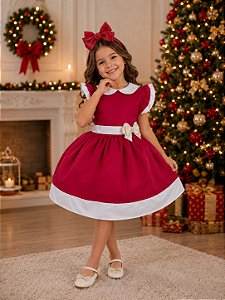 Vestido Blogueirinha Camile Vermelho - Natal