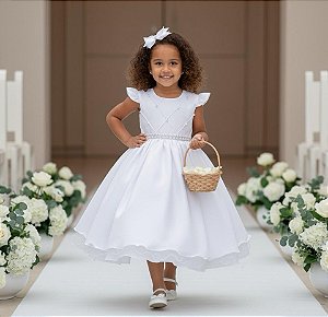 Vestido Ysa Kids Francine Branco