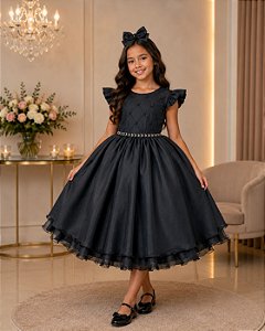 Vestido Ysa Kids Francine Preto