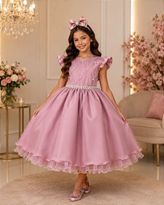 Vestido Ysa Kids Francine Rose