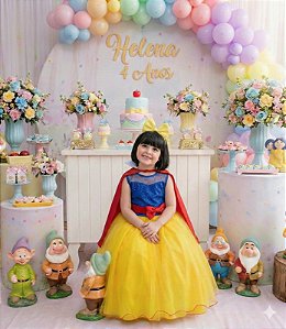 Fantasia Princesa Belli Branca de Neve Modelo 2