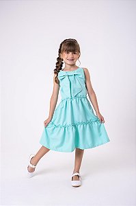 Vestido Blogueirinha Lola Verde Tiffany