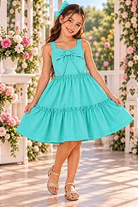 Vestido Blogueirinha Lola Verde Tiffany