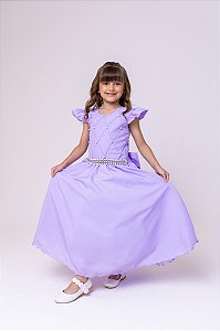 Vestido Ysa Kids Ariane Longo Lavanda