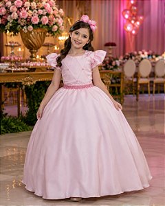 Vestido Ysa Kids Ariane Longo Rosa Bebe