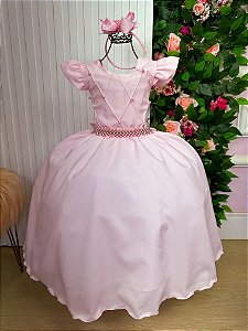 Vestido Ysa Kids Ariane Longo Rosa Bebe