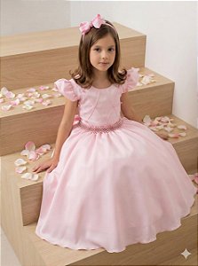 Vestido Ysa Kids Ariane Longo Rosa Bebe