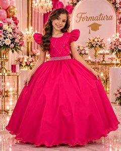 Vestido Ysa Kids Ariane Longo Pink