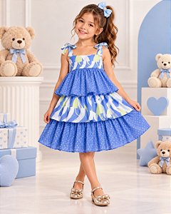 Vestido Banana Club Eloa Azul
