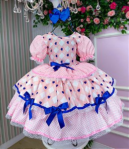 Vestido Junino Mimadine Luxo Lorenza