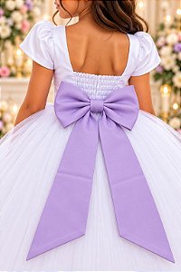 Laço Opcional / Faixa Do Vestido Selena Lilas